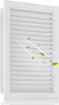 12 in x 18 in Aluminum Alloy Gable Vent - Rustproof Ventilation
