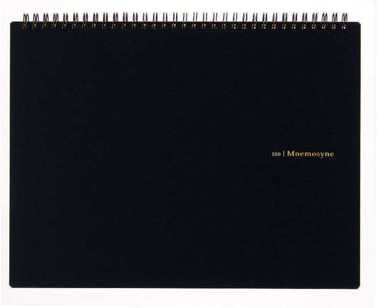Maruman MNEMOSYNE Horizontal A4 Notebook - 5mm Grid, 70 Sheets