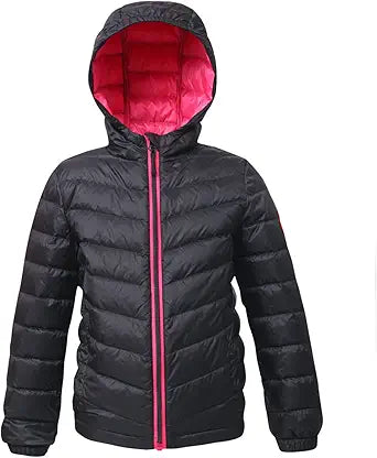 Rokka&Rolla Girls' Ultra Lightweight Packable Down Puffer Jacket