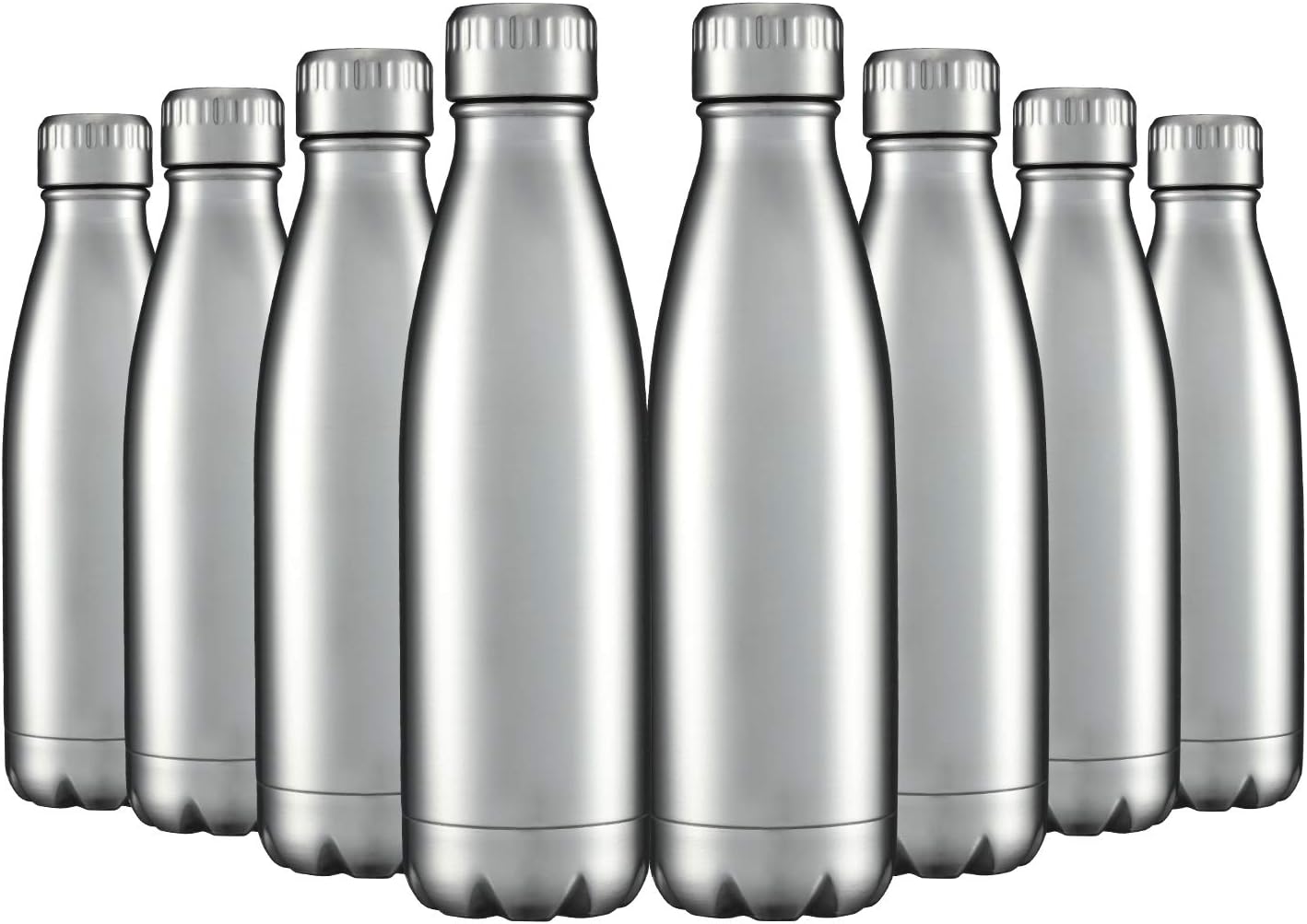 17oz Stainless Steel Water Bottles Bulk - Double Walled Insulated