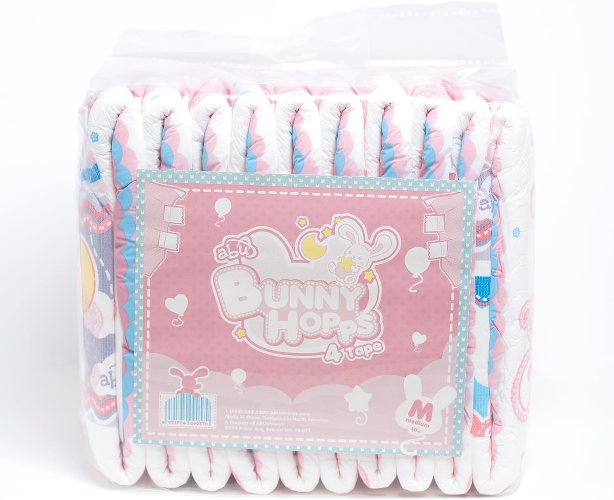 ABU BunnyHopps XL Adult Diapers x10 - Stay Dry & Comfortable!