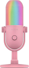 Quartz Pink Razer Seiren V3 Chroma USB Microphone - Stream Reactive