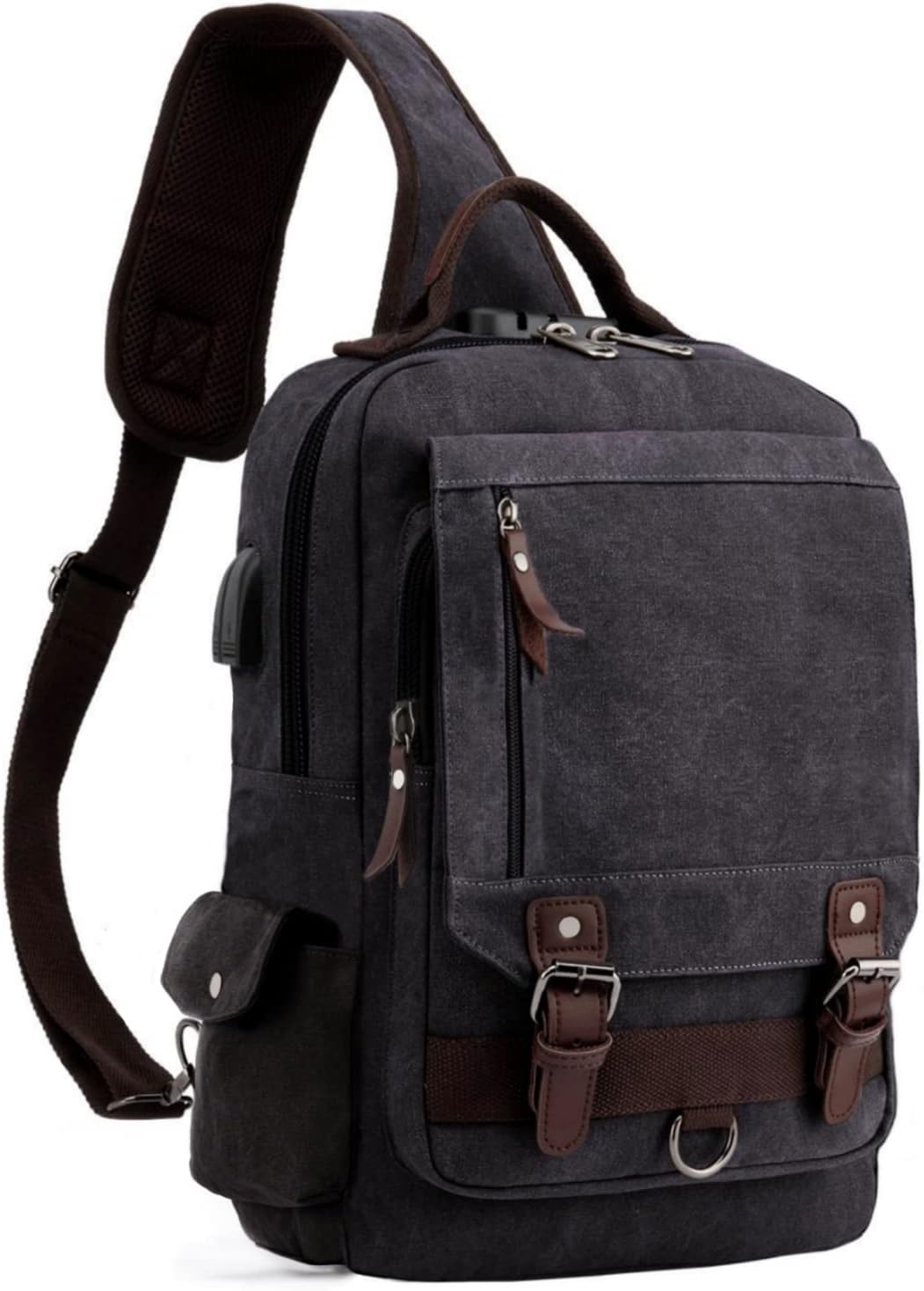 Leaper Retro Crossbody Bag for Men and Women - Stylish Sling Bag