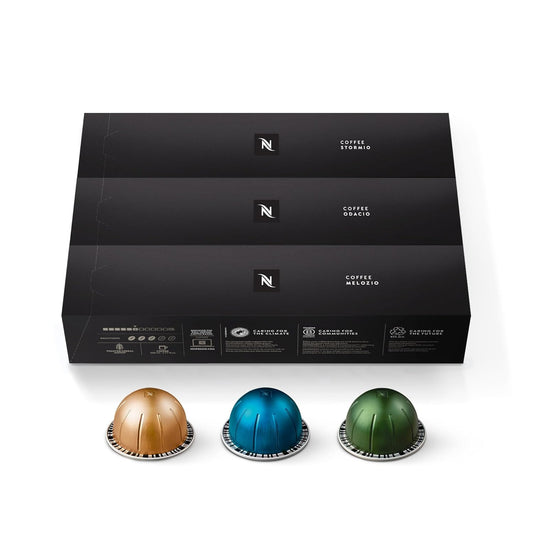 Nespresso Capsules Vertuo Variety Pack for Medium and Dark Roast