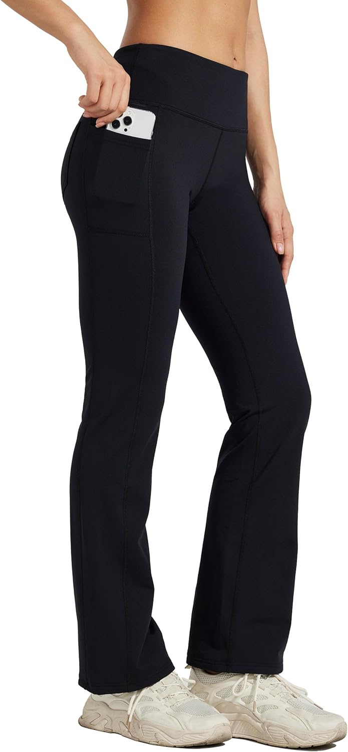 WILLIT Women's Thermal Bootcut Pants | Water-Resistant & Cozy