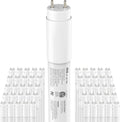 JESLED 4ft T8 LED Tube Lights 50 Pack - Bright 5000K Daylight