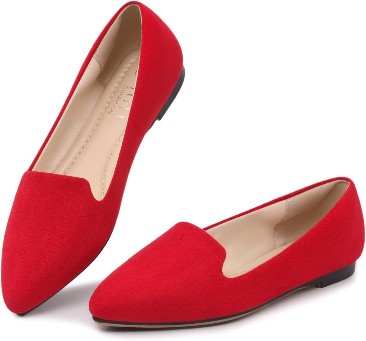 MUSSHOE Flat Shoes Women Comfortable Slip on Stylish Flats