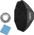 Godox softbox 95cm 37in Octagon Honeycomb Grid Strip Softbox - Even