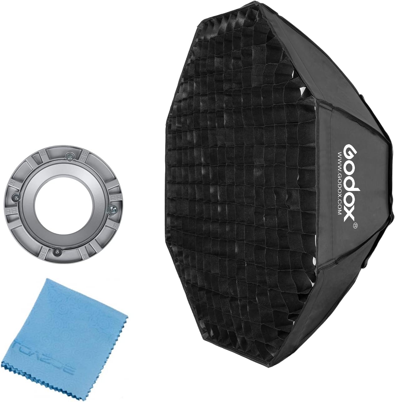 Godox 95cm 37in Octagon Softbox with Honeycomb Grid for Lighting