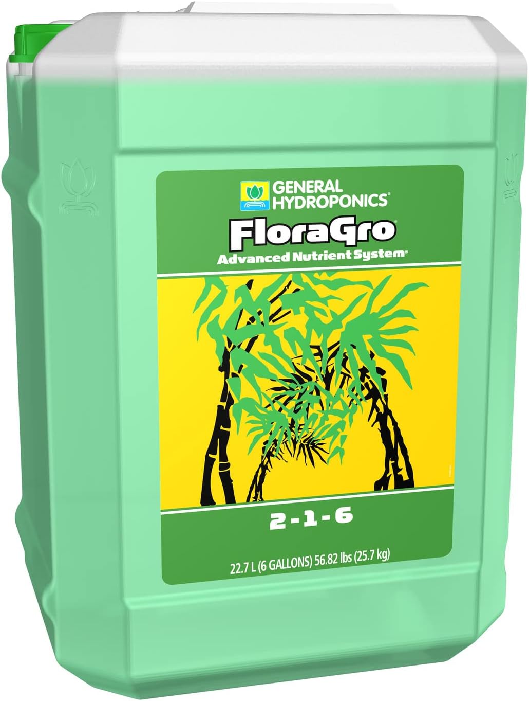 General Hydroponics FloraGro 2-1-6 Nutrients for Hydroponics