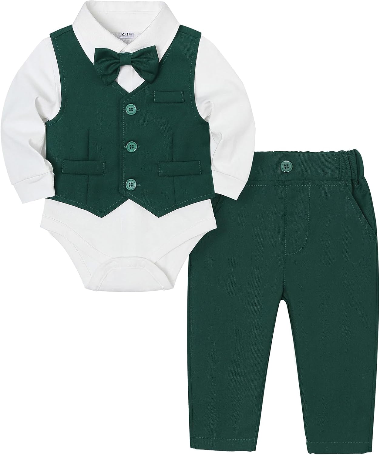Baby Boy Clothes Suits for Gentlemen - Stylish 4Pcs Outfit