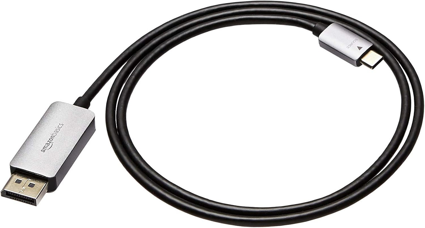 Ultra-Fast 3ft  Basics USB-C to DisplayPort Cable