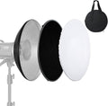 Reflector Beauty Dish 16 in with Grid and Diffuser - Portrait Light