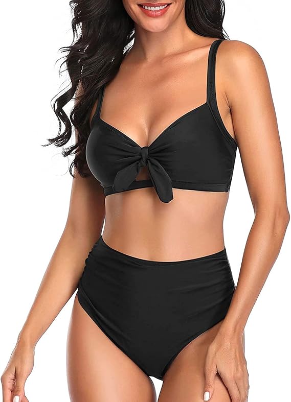Tempt Me Women Two Piece Swimsuits High Waisted Bikini Set
