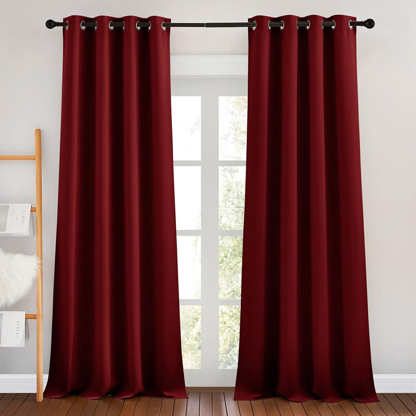 NICETOWN Blackout Curtain Panel Grommet for Elegant Home Decor