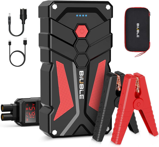 6000A Peak Car Jump Starter - Quick Charge 3.0