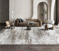 5x7 Washable Area Rug Brown & Grey - Machine Washable, Non Slip
