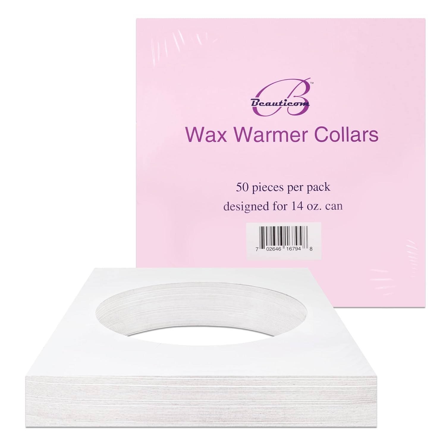 Square Shaped Wax Warmer Protective Collars for 14oz Wax Can