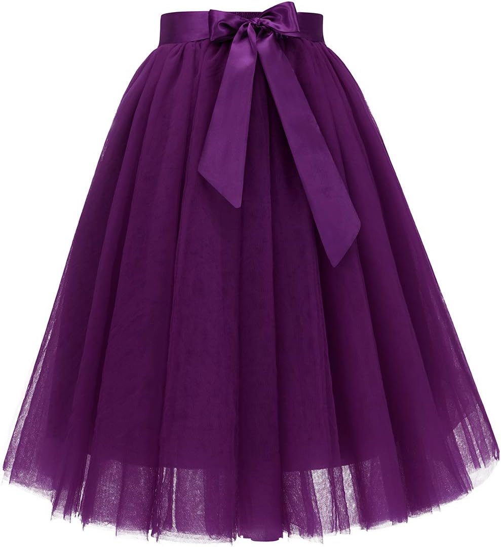 Bridesmay Women's Tulle Skirt for Elegant Occasions