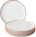 Mora Ceramic Dinner Plates Set of 6 10 in - Modern Rustic Dinnerware