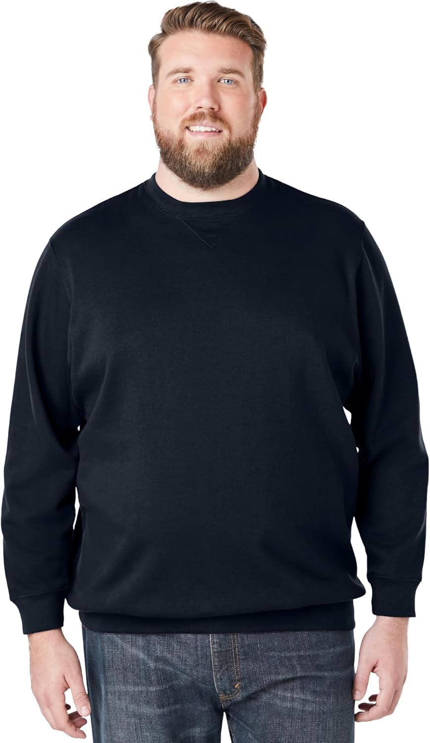 KingSize Men's Big & Tall Fleece Crewneck Sweatshirt Review