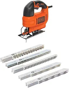 BLACK+DECKER BDEJS300C Jig Saw with 24-Pack Assorted Blades