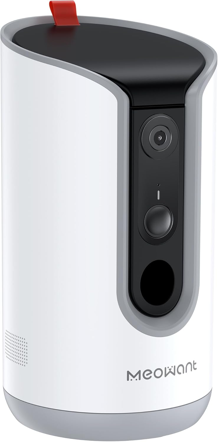 Meowant HD Dog Camera: 360 View, Treat Dispenser, AI Tracking