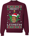 Ugly Christmas Sweater Crewneck Graphic Sweatshirt - Festive Hit Wild