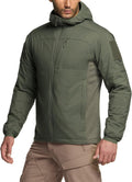 CQR Men's Lightweight Insulated Jacket - Warm, Packable Active Coat 1