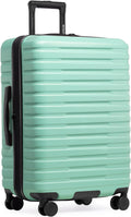 U.S. Traveler Polycarbonate Hardside 26 in Checked Suitcase - Mint