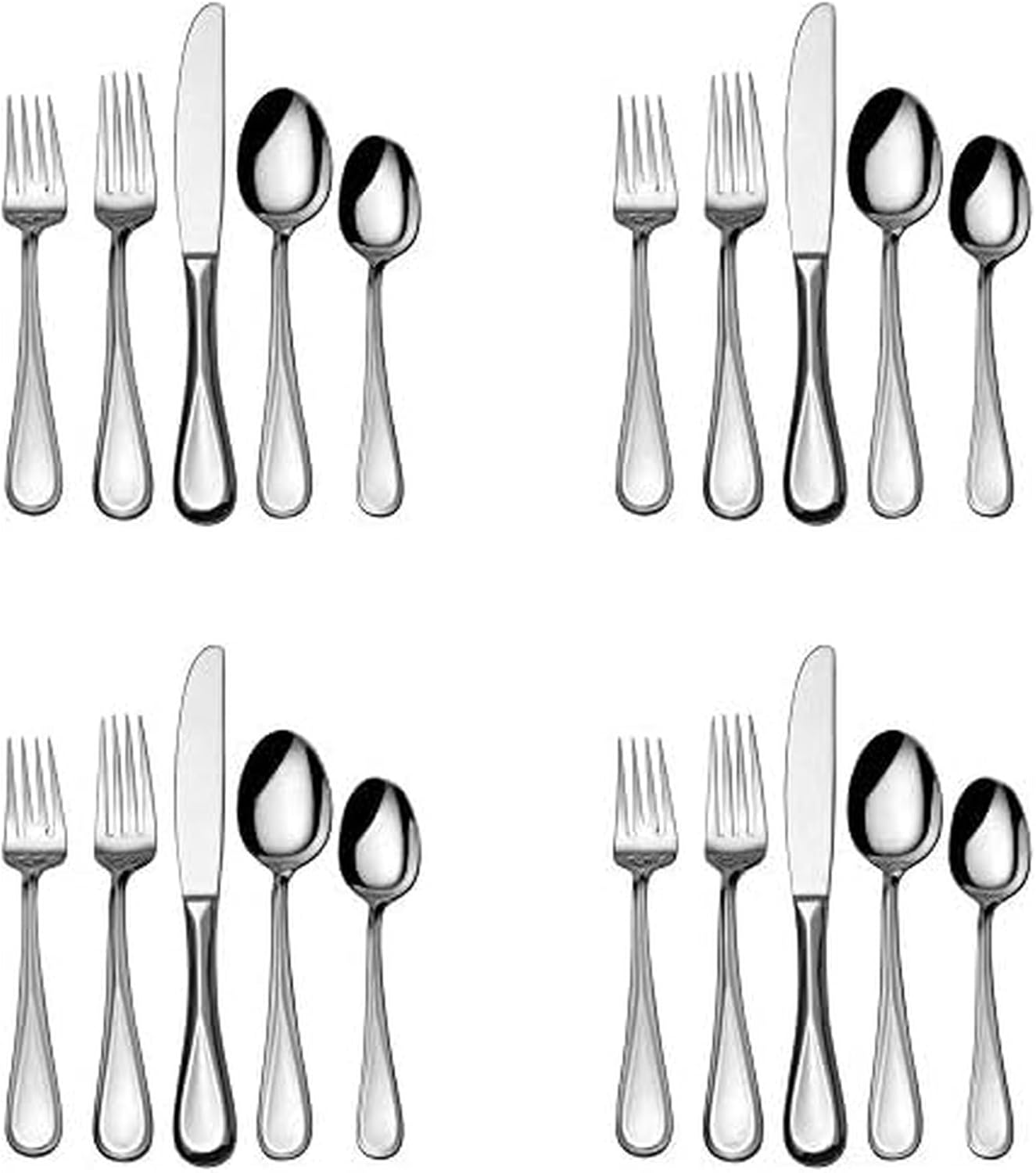 Mikasa Bravo 20-Piece Stainless Steel Flatware Set for 4 Review
