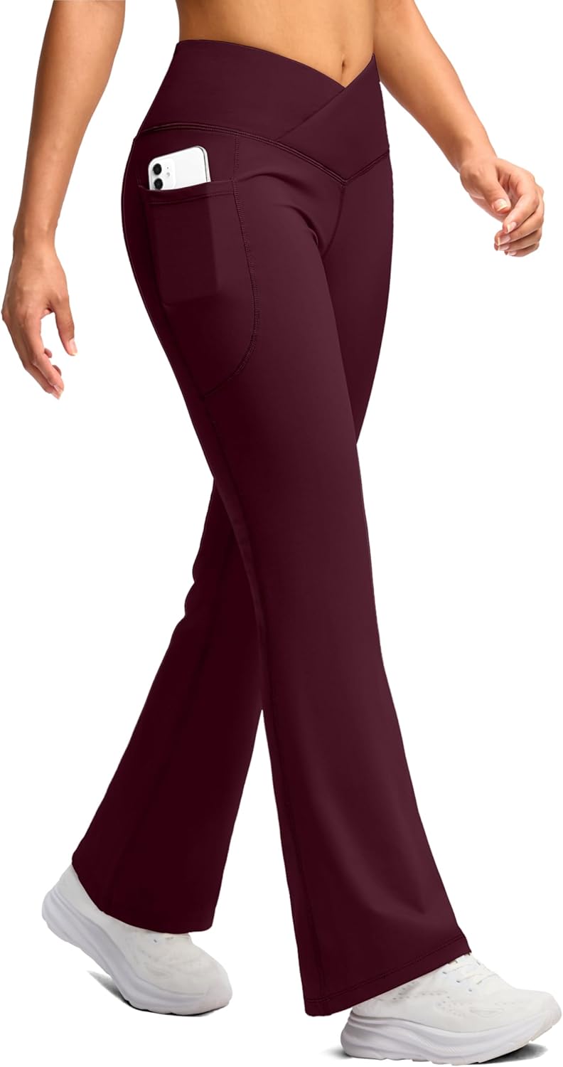SANTINY Women's Fleece Lined Pants for Cold Weather Comfort