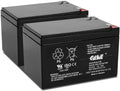 12V 12Ah SLA/AGM Deep Cycle Battery 2-Pack - Reliable Backup Power