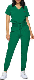 Slim Fit Stretchy Scrubs Women's Jogger Scrub Set - Slim (Style N8YS)