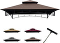 Coastshade Replacement Gill Gazebo BBQ Canopy Top 8x5 - Ventilated, UV