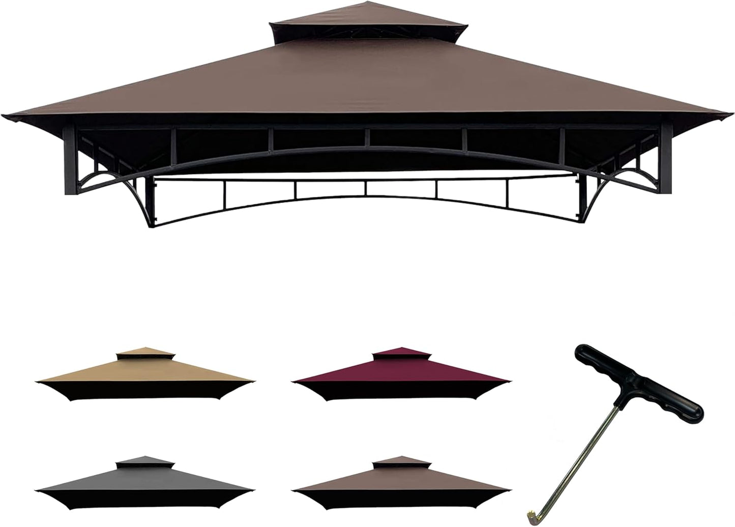 Coastshade Replacement Gill Gazebo BBQ Canopy Top for Outdoor Use