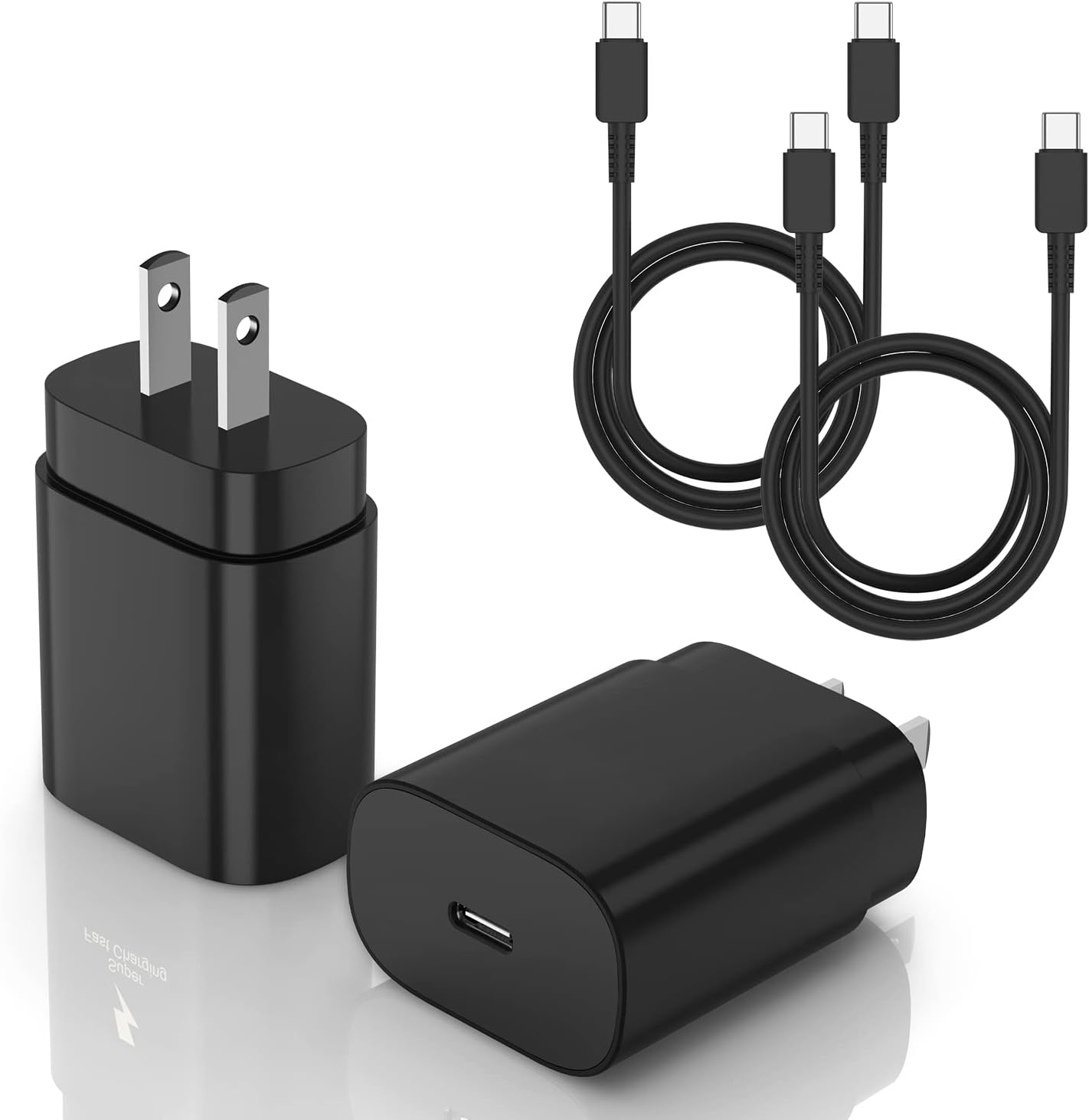 Super Fast 25w Type C Charger + 10ft Cable for Samsung Galaxy