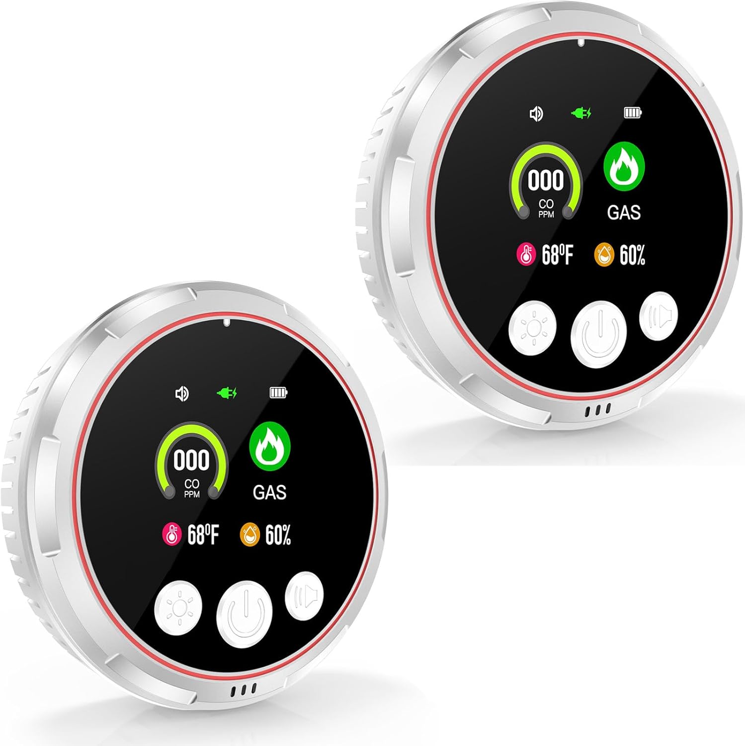 4-in-1 Carbon Monoxide Detectors for Home and Travel Safety