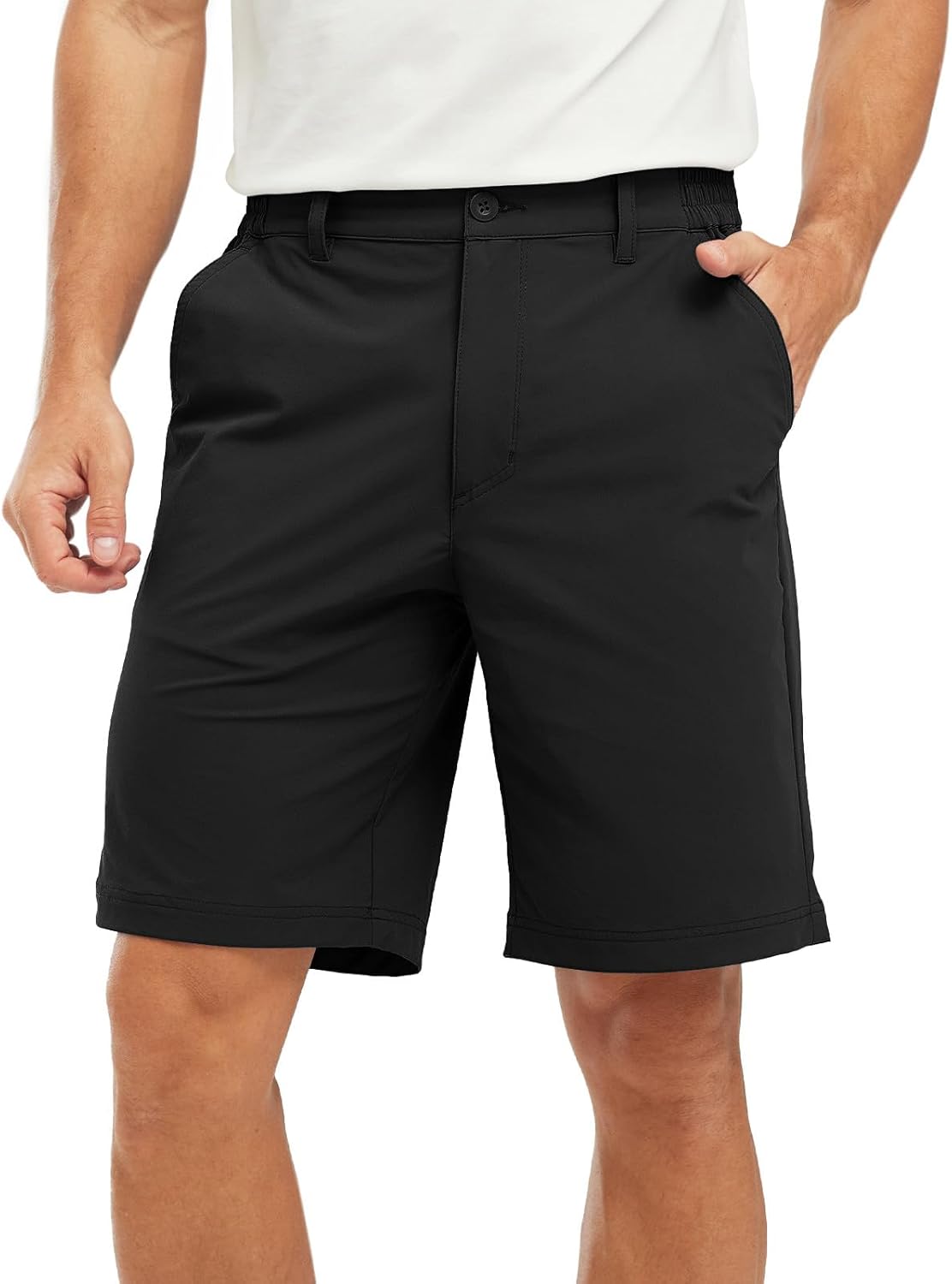 TBMPOY Men's Golf Shorts 9in Casual Quick Dry Travel Shorts