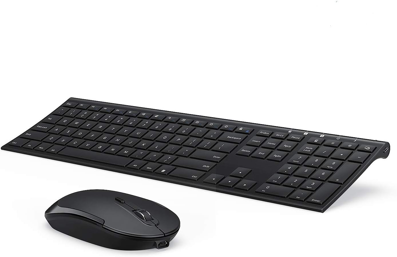 Compact & Quiet Rechargeable Wireless Combo by VssoPlor