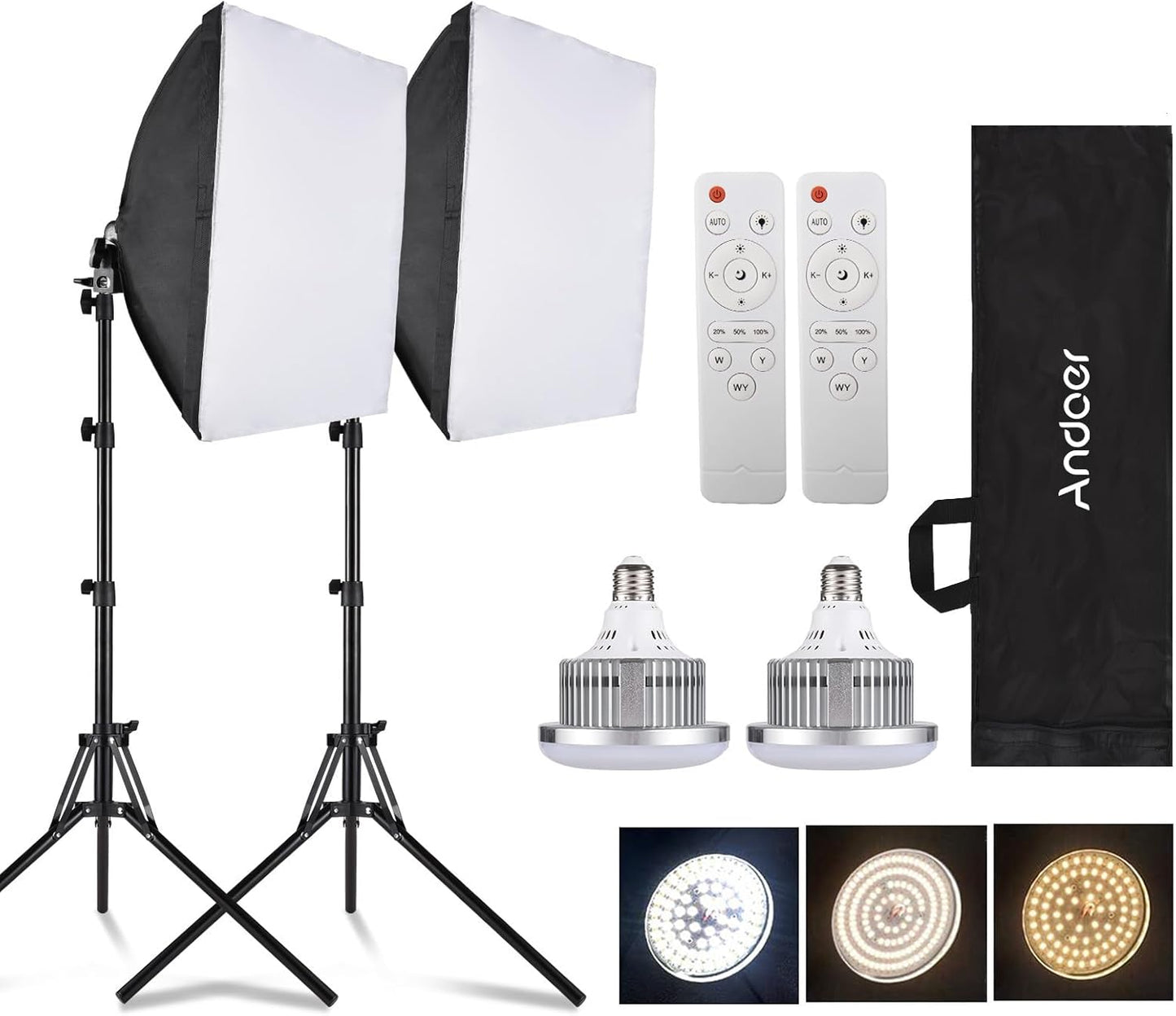 Andoer Softbox Photography Lighting Kit for Perfect Shots