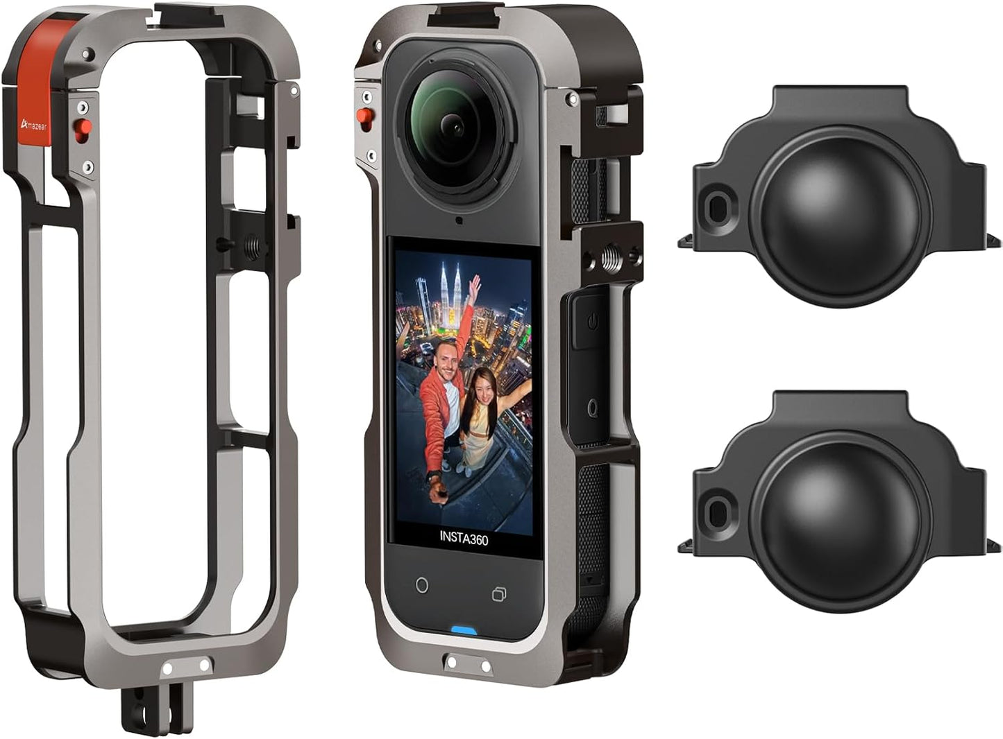 Metal Protective Case for Insta360 X5 with Quick-Release Lock