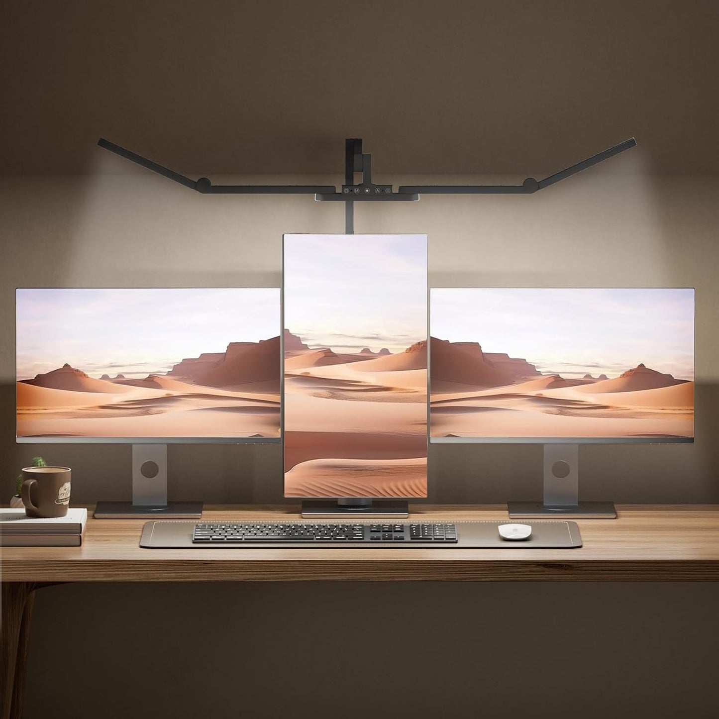 BUPPLEE Transformable LED Desk Lamp - 24W Ultra Bright