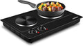 CUSIMAX Hot Plate Double Electric Burner 1800W - Portable Countertop