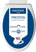 Modern Elongated Toilet Seat with Easy Clean Design and Slow Close