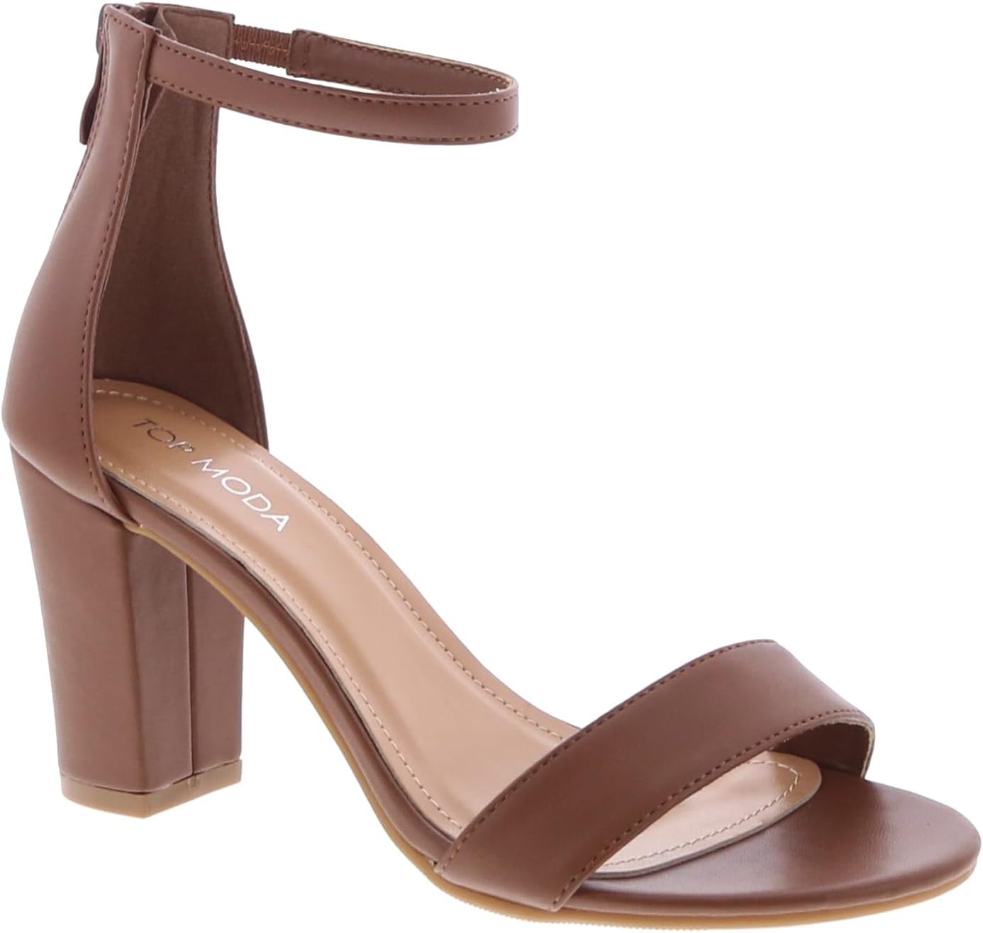 Hannah-1 Ankle Strap Dressy High Heel Sandals for Weddings and Parties