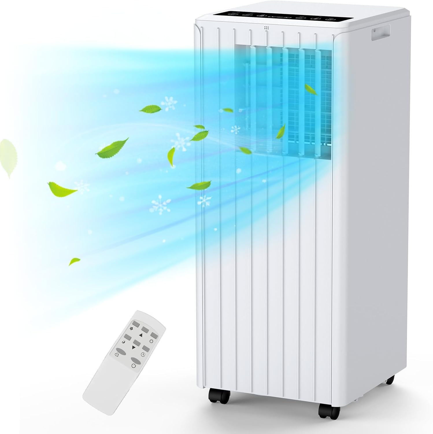 JustSmart 8000 BTU Portable AC: Powerful Cooling for 350 Sq.Ft