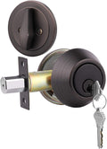Gobrico 5 Keyed Alike Oil Rubbed Bronze Deadbolts - Same Key Set