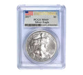 USA 2017 $1 American Silver Eagle Coin - MS69 PCGS Graded First Strike