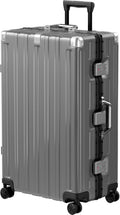 28 Inch Aluminum Frame Checked Luggage - Zipperless TSA Lock